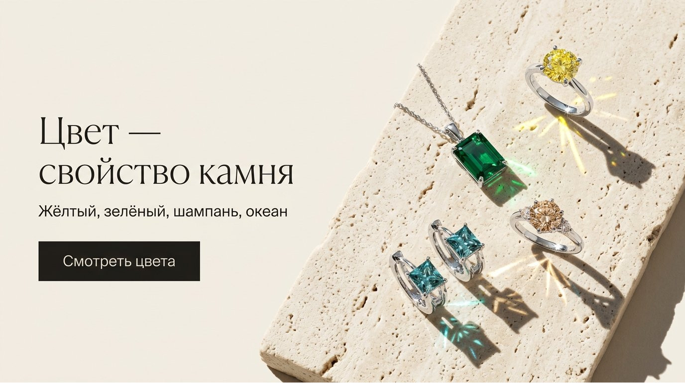 Цветные муассаниты